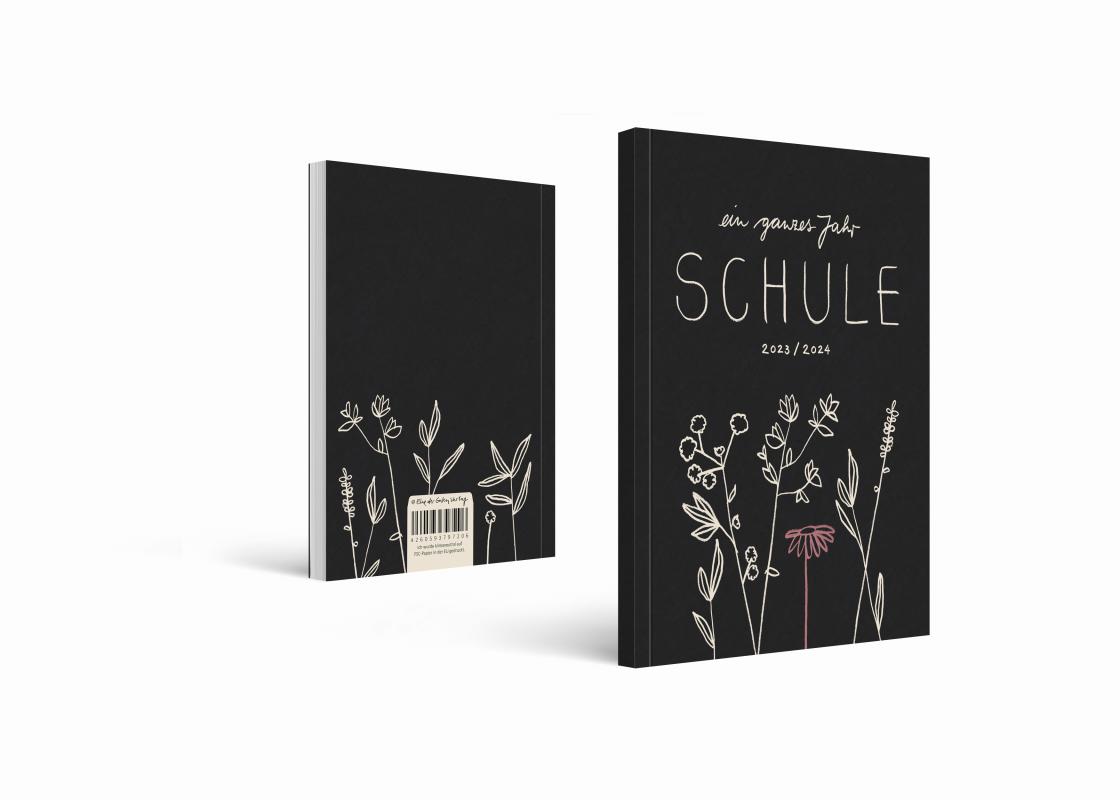 Lehrerkalender für Schuljahr 2023 2024, schwarz rosa, mit Stundenplan, Klassenlisten, Kontaktlisten, Klassenarbeiten Planung, Vertretungsstunden, u.v.m.